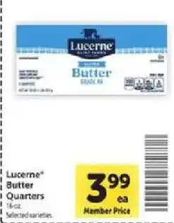 Safeway Lucerne butter quarters offer