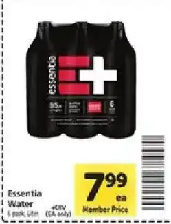 Safeway Essentia Water offer