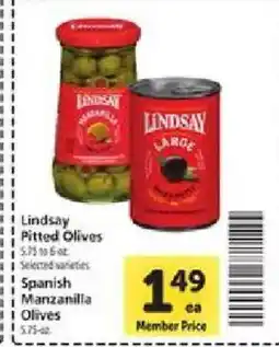 Safeway Lindsay pitted olives offer