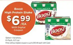 King Soopers Boost High Protein Shake offer