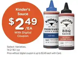 King Soopers Kinder's Sauce offer