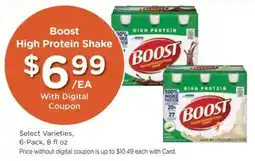 Mariano's Boost High Protein Shake offer