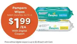 Mariano's Pampers Wipes offer