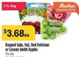 Bashas' Bush's Everyday Buys Bagged Gala, Fuji, Red Delicious or Granny Smith Apples offer