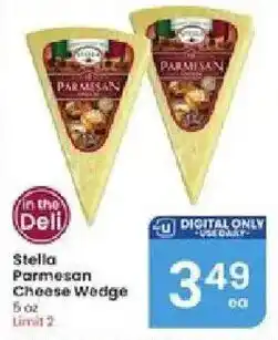 Albertsons Stella Parmesan Cheese Wedge offer