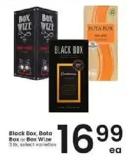 Albertsons Black Box, Bota Box or Box Wize offer