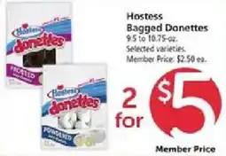 Safeway Hostess Bagged Donettes offer