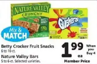 Safeway Betty Crocker Fruit Snacks offer
