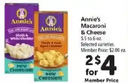 Safeway Annie's Macaroni & Cheese offer