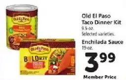 Safeway Old El Paso Taco Dinner Kit offer