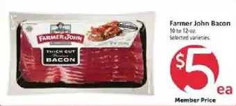 Safeway Farmer John bacon offer