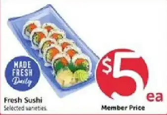 Safeway Fresh Sushi offer
