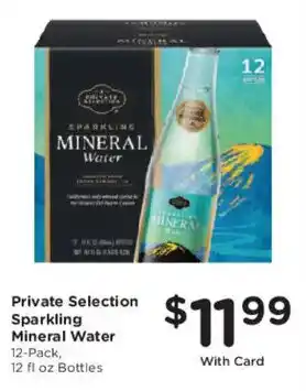 Mariano's Private Selection Sparkling Mineral Water offer