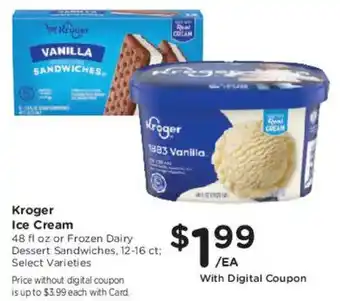 Mariano's Kroger ice cream offer