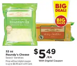 Mariano's Roundy's Cheese Select Varieties offer