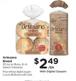 Mariano's Artesano Bread offer