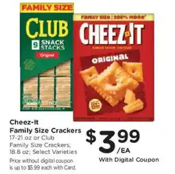 Mariano's Cheez-it Family Size Crackers offer