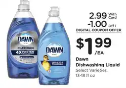 King Soopers Dawn Dishwashing Liquid offer