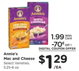 King Soopers Annie's Mac and Cheese offer