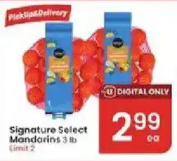 Albertsons Signature Select Mandarins offer
