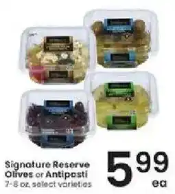 Albertsons Signature Reserve Olives or Antipasti offer