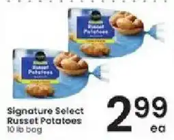 Albertsons Signature Select Russet Potatoes offer
