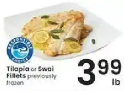 Albertsons Tilapia or Swai Fillets offer