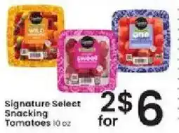 Albertsons Signature Select Snacking Tomatoes offer