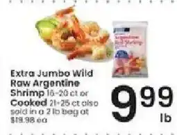Albertsons Extra Jumbo Wild Raw Argentine Shrimp offer