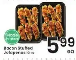 Albertsons Bacon Stuffed Jalapenos offer