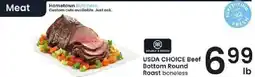 Albertsons Hometown Butchers Usda Choice Beef Bottom Round Roast boneless offer