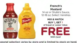 Mariano's French's Mustard offer