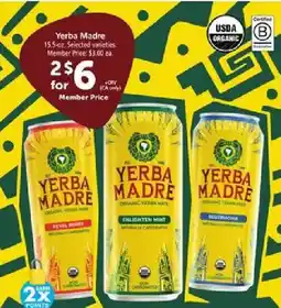 Safeway Yerba Madre offer