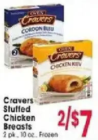 Jewel-Osco Cravers Stuffed Chicken Breasts offer