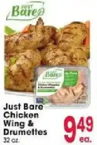 Jewel-Osco Just Bare Chicken Wing & Drumettes offer