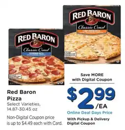 Mariano's Red Baron Pizza offer