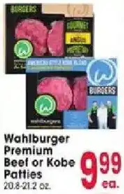 Jewel-Osco Wahlburger Premium Beef or Kobe Patties offer