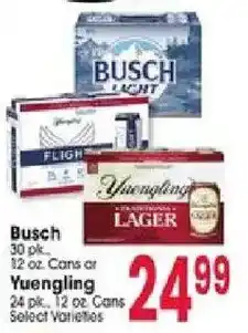 Jewel-Osco Busch Yuengling Lager offer