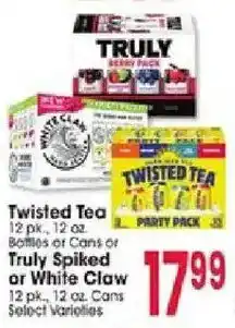 Jewel-Osco Twisted Tea or White Claw offer