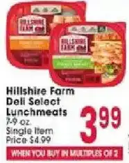 Jewel-Osco Hillshire Farm Deli Select Lunchmeats offer