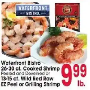 Jewel-Osco Waterfront Bistro cooked shrimp offer