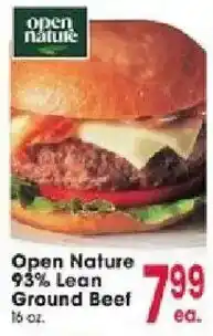 Jewel-Osco Open Nature Ground Beef offer