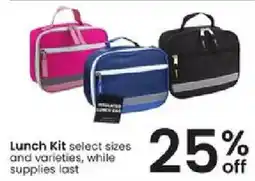 Albertsons Lunch Kit offer