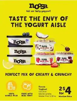 Safeway Noosa Yogurt offer