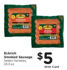 King Soopers Eckrich Smoked Sausage offer