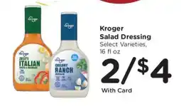 King Soopers Kroger salad dressing offer
