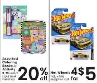 Albertsons Hot Wheels offer