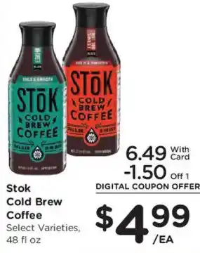 Mariano's Stok Cold Brew Coffee offer