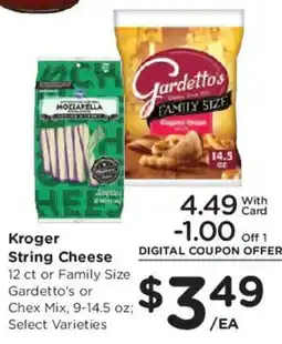 Mariano's Kroger String Cheese offer