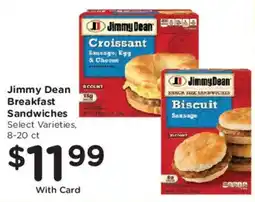 Mariano's Jimmy Dean Breakfast Sandwiches offer